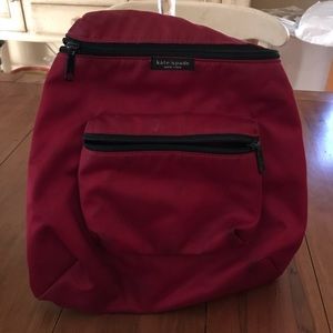 Kate Spade small backpack red
